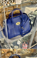MULBERRY BAYSWATER Blue Leather Crossbody / Carry Bag