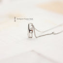 18ct White Gold Diamond Pendant