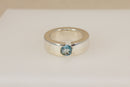 Silver & Topaz Statement Ring