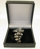 Vintage Georg Jensen Sterling Silver Moonlight Grapes Brooch Design No 217B