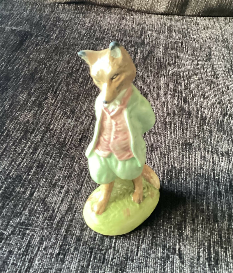 Beswick - Foxy Whiskered Gentleman figurine Beswick Beatrix Potter Figurine Beswick satin figurine