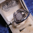 Georg Jensen 'Moonlight Blossom' Moonstone Cluster Sterling Silver Ring Size R1/2
