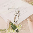 Platinum & Diamond Three Stone Ring 1.05cts