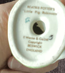 Beswick Beatrix Potter Figurine Beswick Little Pig Robinson figure BP3a Beswick First version