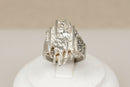 Vintage Sterling Silver Brutalist Statement Ring – Circa Late 1950s to Early 1960s