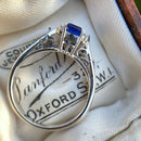 18ct Sapphire Diamond Ring