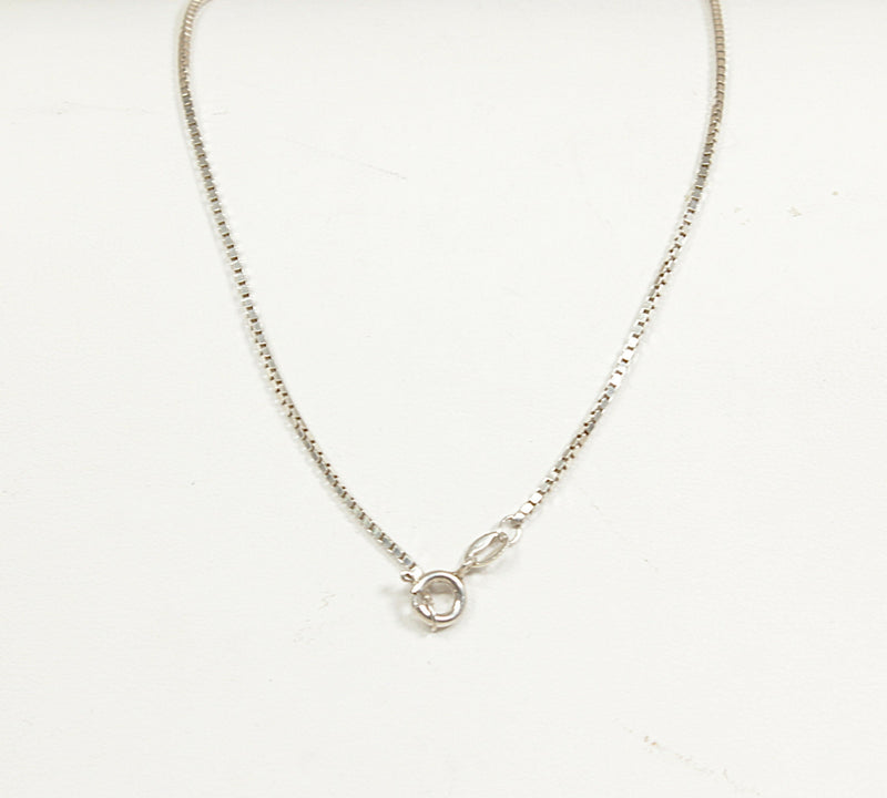 Silver & Carnelian Large Heart Pendant & Chain