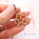 Victorian 15ct Ruby & Pearl Pendant/Brooch