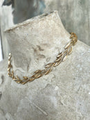 Vintage Grosse 1958 (Dior Designer) Gold Plate Laurel Wreath Style Necklace