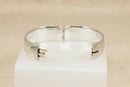 Vintage Silver Hinged Bangle Chester1960