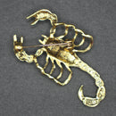 Scorpion brooch
