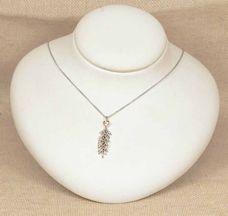 Silver & Gold Clogau Pendant & Chain