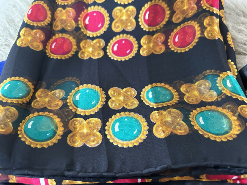 Vintage Yves Saint Laurent (YSL) Silk Scarf with Gift Envelope - Unused