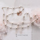 Tiffany & Co Silver Bead Ball Necklace 36"