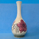A Large Moorcroft Vase (10.23inch) in the Hibiscus Design by Walter Moorcroft