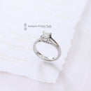 Platinum Princess Cut Diamond Solitaire 0.60ct