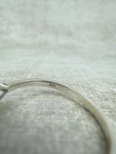 925 Silver 3 Carat Emerald Cut CZ Trilogy Ring