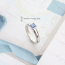 Boodles Platinum & Sapphire Ring