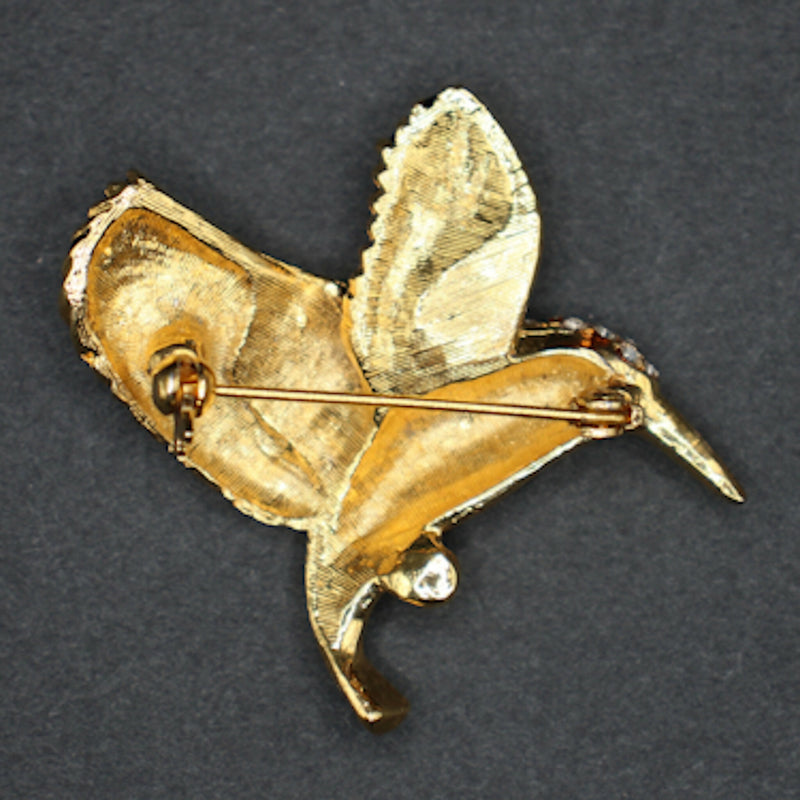 Kingfisher brooch