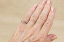 Stylish Argentium Silver & Diamond Twist Ring – 0.25ct Diamond Total