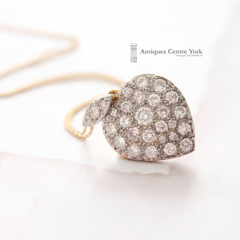 14ct Diamond Encrusted Heart 1.65cts