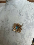 Vintage Grosse 1958 (Dior Designer) Sunburst Brooch