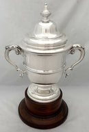 Victorian Silver Cup & Cover. London 1900 Edward Barnard & Sons Ltd. 33.4 troy ounces.
