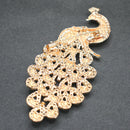 Peacock brooch