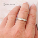 18ct White Gold Diamond Half Eternity Ring 0.36ct
