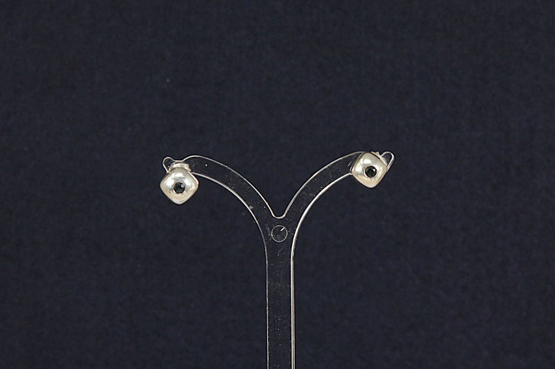 Silver & Sapphire Earrings by Kit Heath