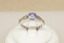 Silver & Blue Iolite Ring
