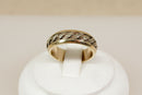 9ct Welsh Gold ‘Woven Lives’ Wedding Band by Cymru-y-Metel