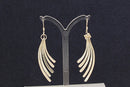 Silver Italian Designer Dropper Earrings