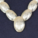 Outstanding Vintage Sterling Silver Danish-Style Artisan Statement Necklace