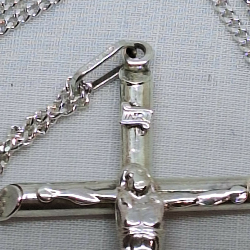 Silver Crucifix on 16" Silver Chain