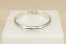 Vintage Silver Hinged Bangle