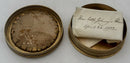 Early 19th Century Gilt Metal Memorial Miniature Picture Box.
