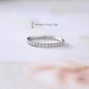 18ct White Gold Diamond Half Eternity Ring 0.35ct