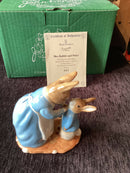 Beswick Beatrix Potter figurine Beswick Mrs Rabbit and Peter figurine Beswick limited edition figurine