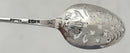 George II Silver Shell Back Mote Spoon. London, circa 1750 - 1760, James Tookey.