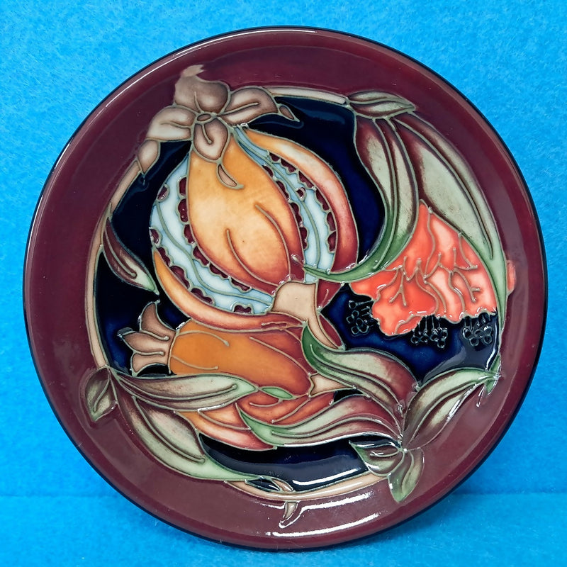 A Moorcroft Pin Dish in the Plevriana Design by Rachel Bishop