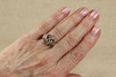 Silver & Marcasite Knot Ring