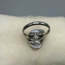 Navajo silver and malachite ring