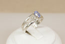 Beautiful Handcrafted Silver & Sapphire Ring – London 1994