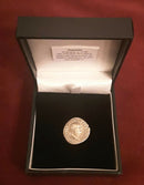 A Roman Solid Silver Denarius Coin Of The Emperor Vespasian.