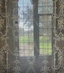 Olivia c1870 period design cotton lace panel readymade 58"/72”