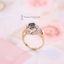 18ct Sapphire & Diamond Cocktail Ring