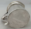 Edwardian Arts & Crafts Silver Lidded Tankard. Sheffield 1909 Thomas Bradbury & Sons Ltd. 12.7 troy ounces.