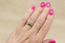 Stunning Heavy 9ct Welsh Gold & Sapphire Wedding Band by Clogau - Boxed