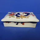 Masons Ironstone Blue Mandalay Playing Card Trinket Box